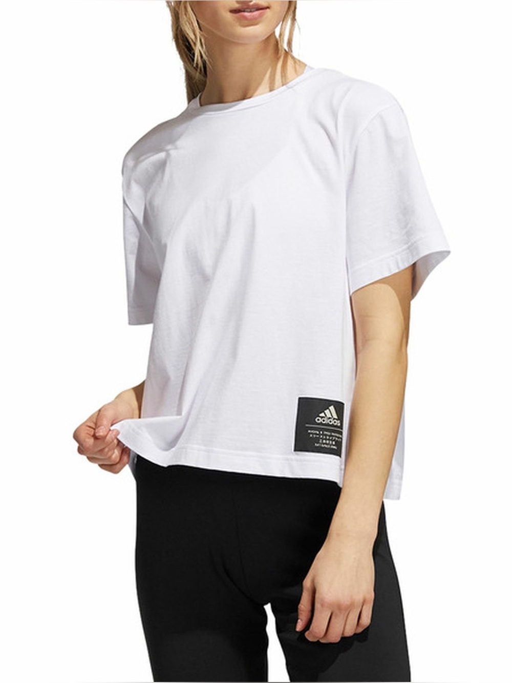 adidas Pastel Lavender Crewneck Tee